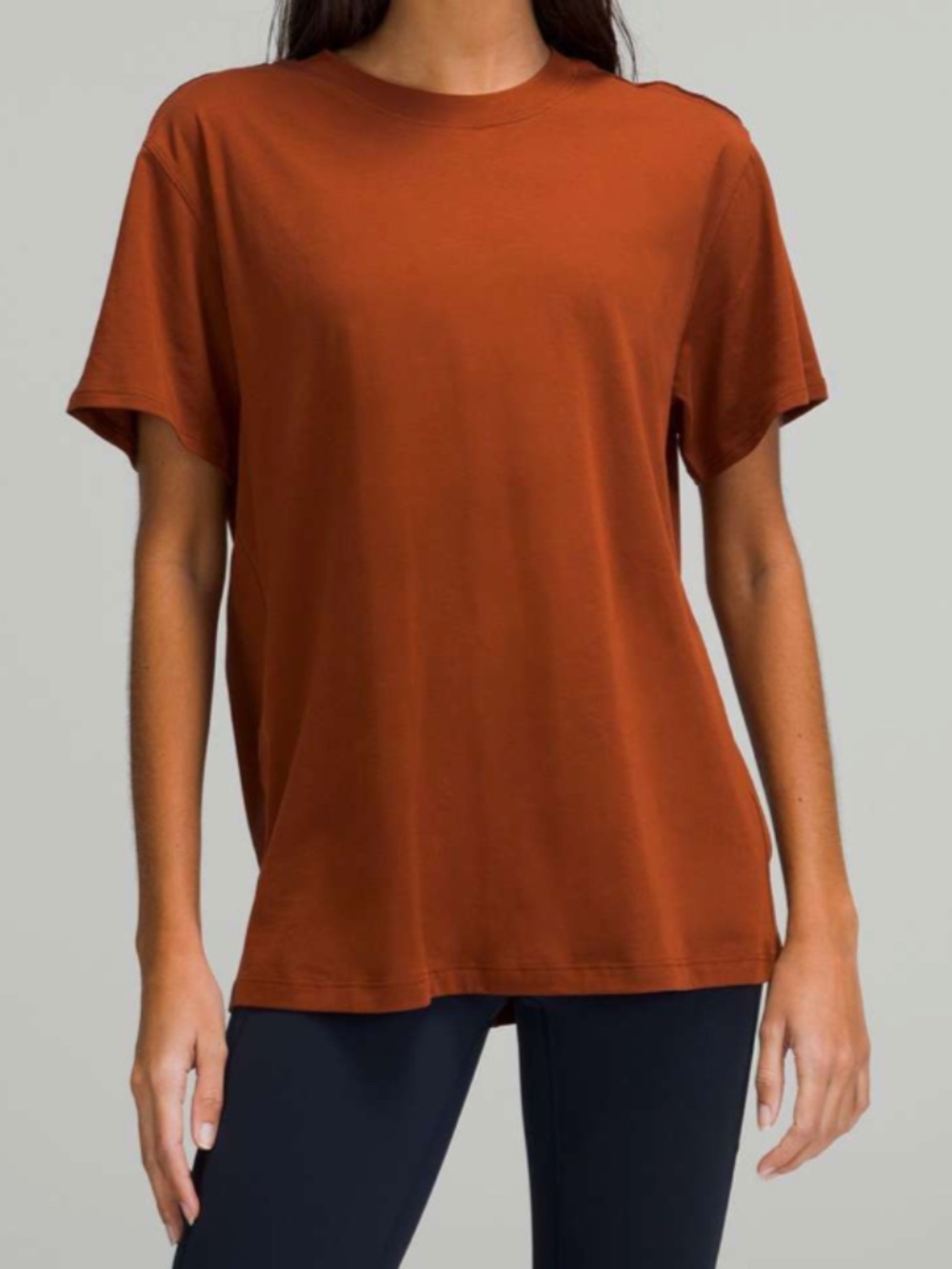 NWT Lululemon All Yours Short Sleeve T-Shirt Date Brown Size 4